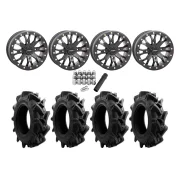 EFX Motohavok 28x8.5-14 Tires on ITP Hurricane Black Wheels